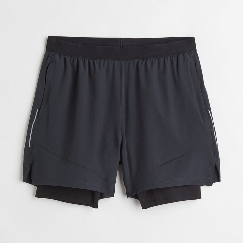 H&M Running Double Layer Shorts - image 1